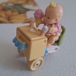 Vintage Mimi&Googoos Ice Cream Tricycle with Baby Rose